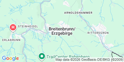 Karte Breitenbrunn/Erzgeb.