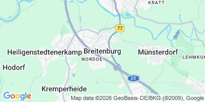 Karte Breitenburg