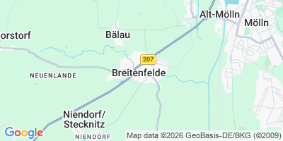 Karte Breitenfelde