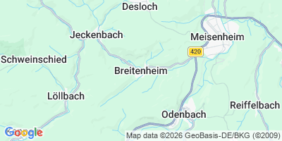 Karte Breitenheim