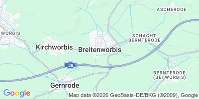 Karte Breitenworbis