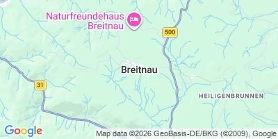 Karte Breitnau