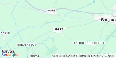 Karte Brest