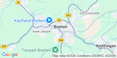 Karte Bretten