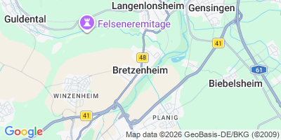 Karte Bretzenheim