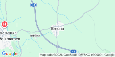 Karte Breuna