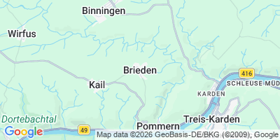 Karte Brieden