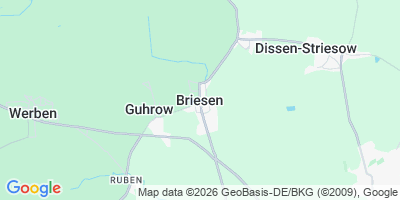 Karte Briesen/Brjazyna