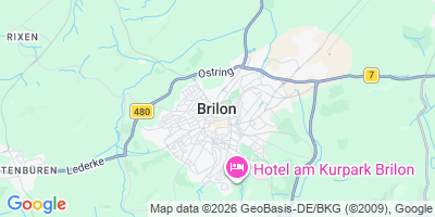 Karte Brilon