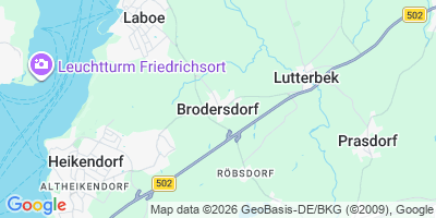 Karte Brodersdorf