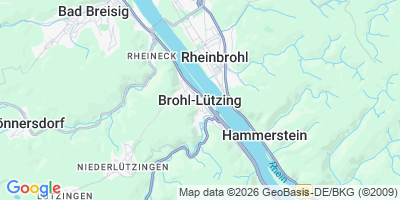 Karte Brohl-Lützing