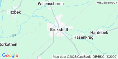 Karte Brokstedt