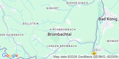 Karte Brombachtal
