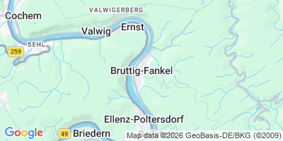 Karte Bruttig-Fankel