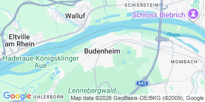 Karte Budenheim