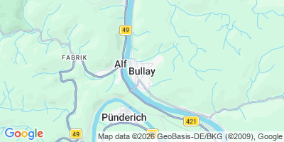 Karte Bullay