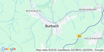 Karte Burbach