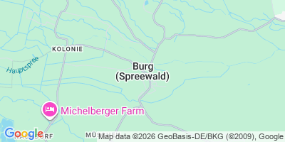 Karte Burg (Spreewald)/Bórkowy (Błota)