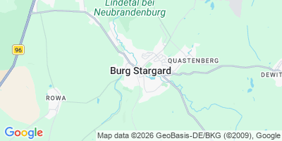 Karte Burg Stargard