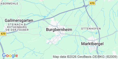 Karte Burgbernheim