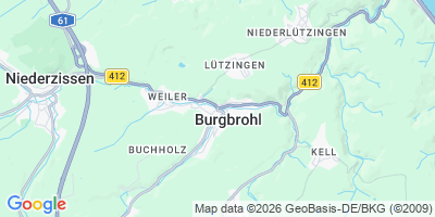 Karte Burgbrohl
