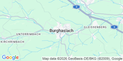 Karte Burghaslach