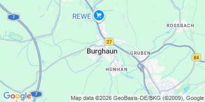 Karte Burghaun