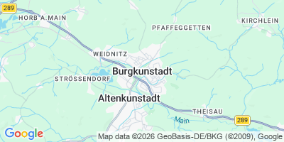 Karte Burgkunstadt
