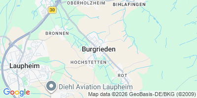 Karte Burgrieden
