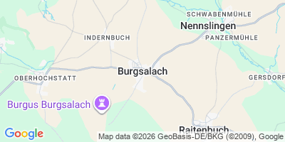 Karte Burgsalach