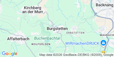 Karte Burgstetten