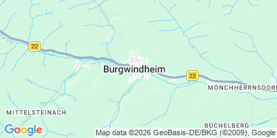 Karte Burgwindheim