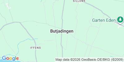 Karte Butjadingen