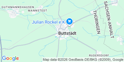 Karte Buttstädt