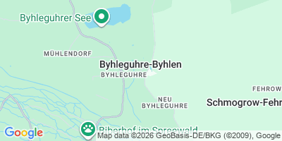 Karte Byhleguhre-Byhlen/Beła Góra-Bělin