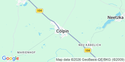 Karte Cölpin