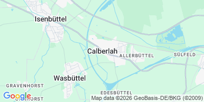 Karte Calberlah