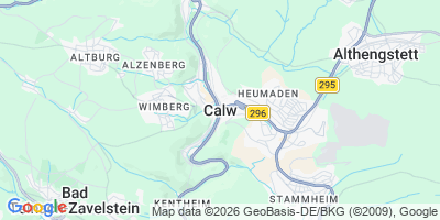 Karte Calw