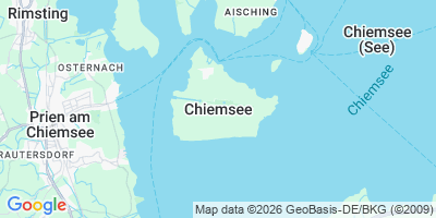 Karte Chiemsee