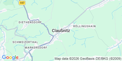Karte Claußnitz