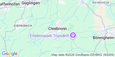 Karte Cleebronn