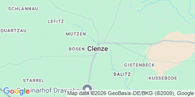 Karte Clenze