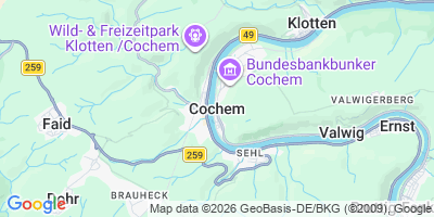 Karte Cochem, Stadt