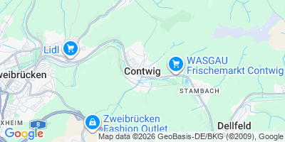 Karte Contwig