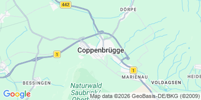 Karte Coppenbrügge