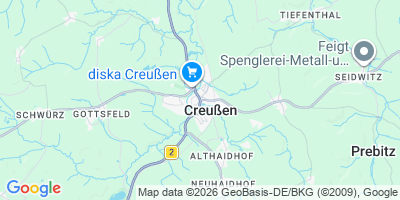 Karte Creußen