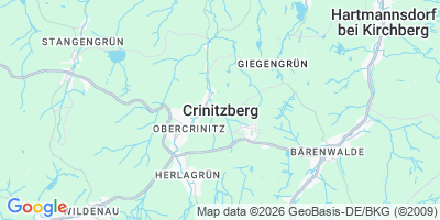 Karte Crinitzberg