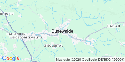 Karte Cunewalde