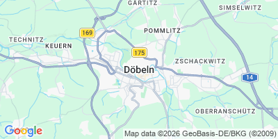 Karte Döbeln