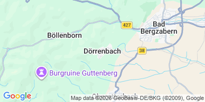 Karte Dörrenbach